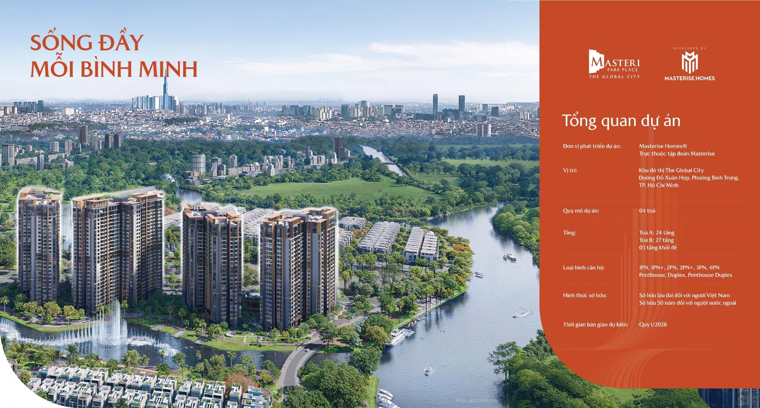 Ảnh tổng quan dự án Masteri Park Place